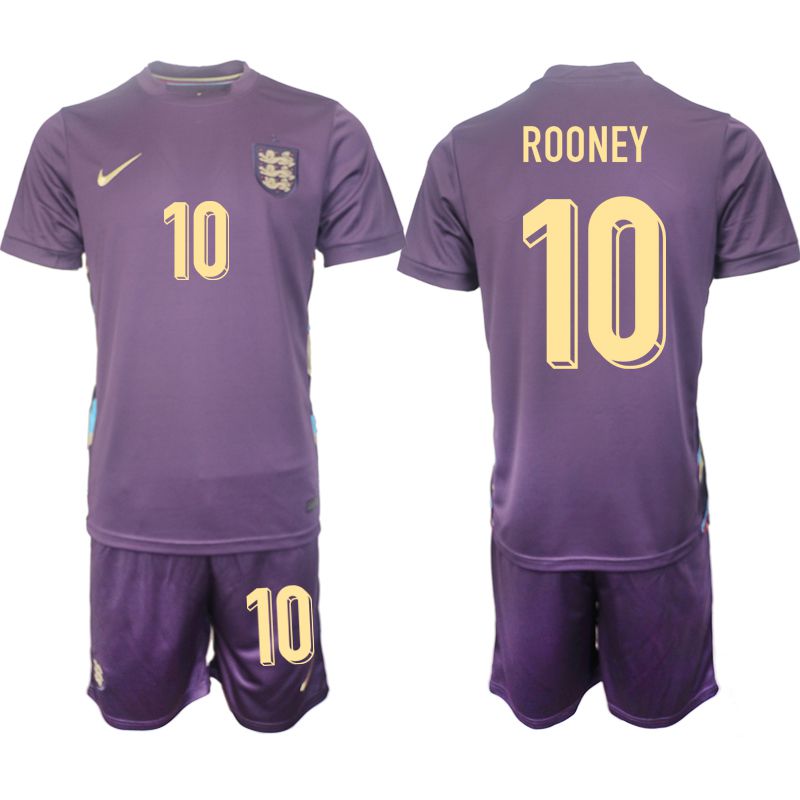 Men 2024-2025 Season England away purple #10 Soccer Jersey